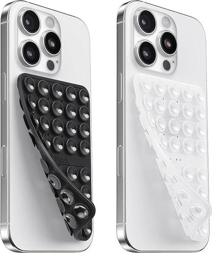 2PCS Silicone Suction Cup Phone Case Mount Double Sided, Hands-Free Phone by KlearlookMaximizedClarity