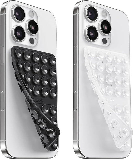 2PCS Silicone Suction Cup Phone Case Mount Double Sided, Hands-Free Phone by KlearlookMaximizedClarity