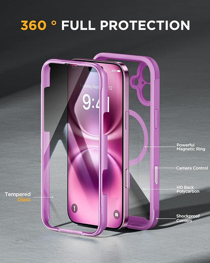 Miracase for iPhone 16 Case 6.1'', Full-Body Bumper Phone case - Image 3