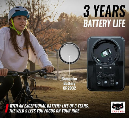 CATEYE Wired Bike Computer – Entry-Level Speedometer and Odometer, Auto - Image 5