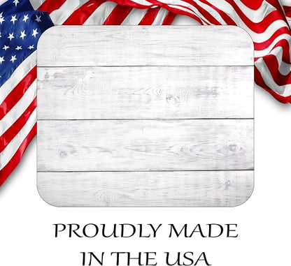 White Wood Decorative Colorful Mouse Pad Mat Mousepad - Image 5