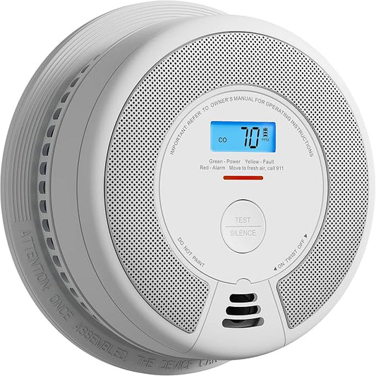 X-Sense 10-Year Battery Combination Smoke Carbon Monoxide Alarm Detector by X-Sense