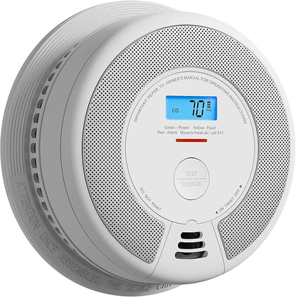 X-Sense Interconnected Smoke and Carbon Monoxide Detector 10-Year Battery by X-Sense