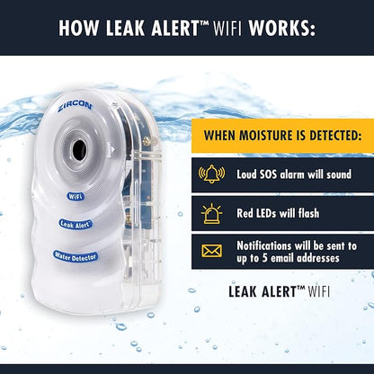 Zircon Leak Alert WiFi -Smart Electronic Water Detector Alarm - Image 5