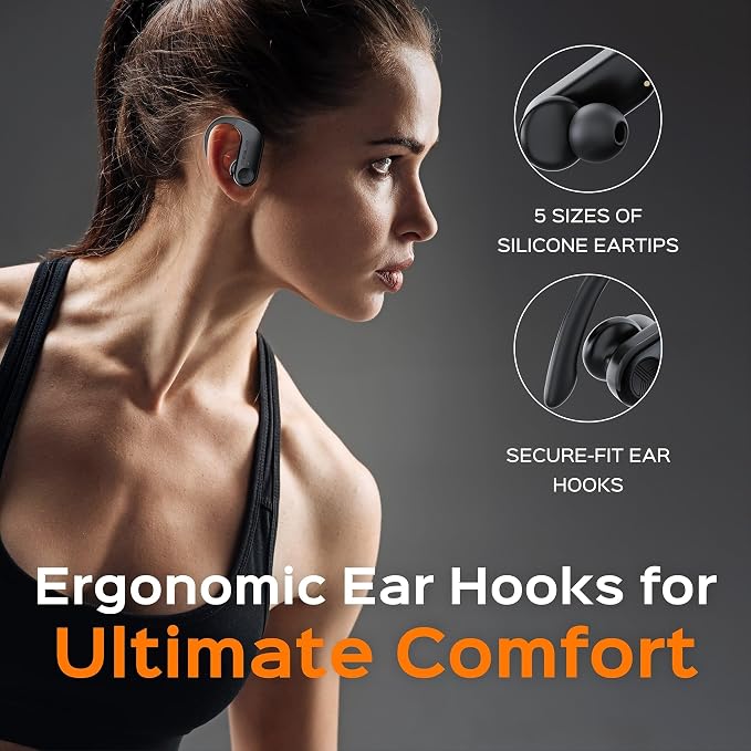 TREBLAB X3 Pro - Workout True Wireless Earbuds, Comfortable Earhooks, Punchy - Image 6