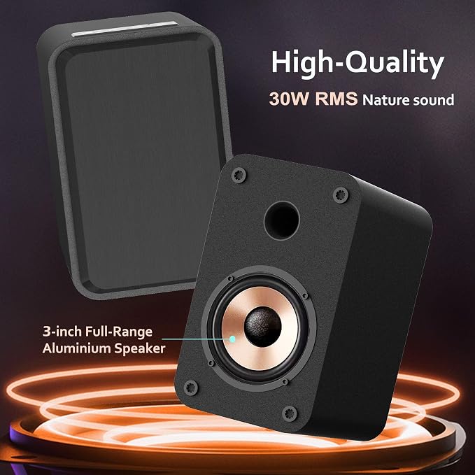 LONPOO Blueooth Computer Speakers - Image 4