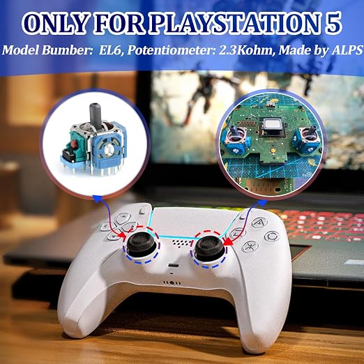 for PS5 Joysticks Replacement for Sony PlayStation 5 PS5 Controller Joystick - Image 3