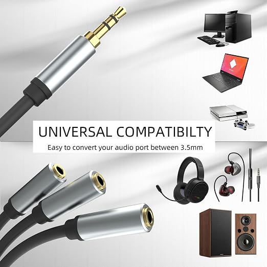 3.5mm Stereo Audio Splitter Cable - Image 5