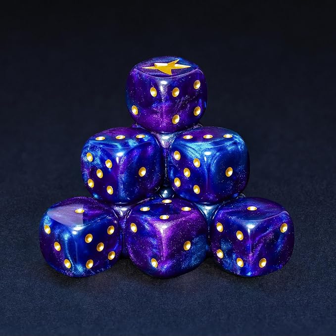 Cthulhu D6 Dice Set – 10 x 16mm Resin Dice - Image 4