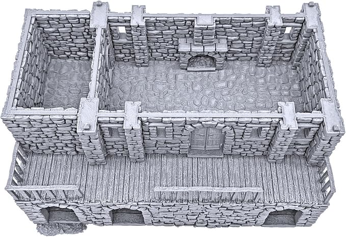 Black Rock Barracks by Printable Scenery, 3D Printed Tabletop RPG Scenery and - Image 5