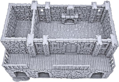 Black Rock Barracks by Printable Scenery, 3D Printed Tabletop RPG Scenery and - Image 5