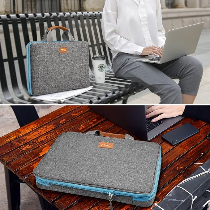 ZINZ Slim Expandable 13 13.3 13.6 14 Laptop Case Sleeve Compatible - Image 6