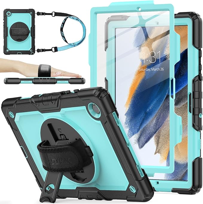 SEYMAC stock Case for Samsung Galaxy Tab A8 10.5'', Full-Body Drop Protection by SEYMACstock