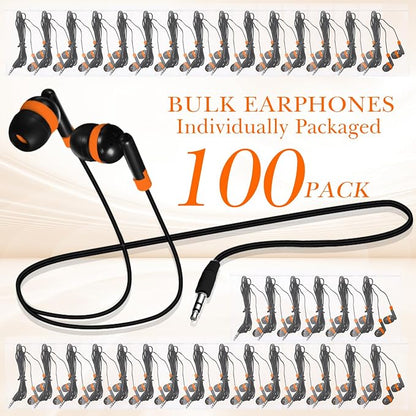 Kanayu 100 Pack Wired Earbuds Bulk - Image 2