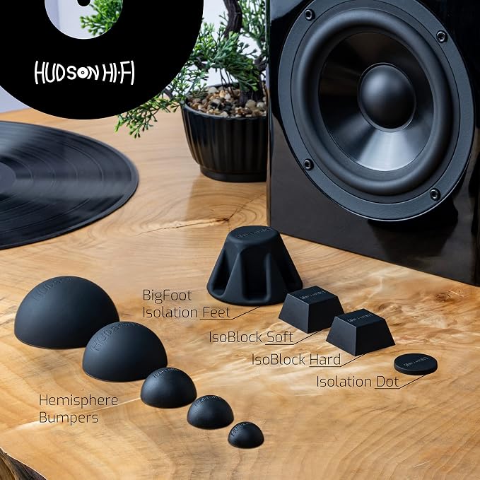 Speaker Isolation Feet – 4-Pack 1.5" Bigfoot Rubber Pads – Non-Adhesive - Image 6