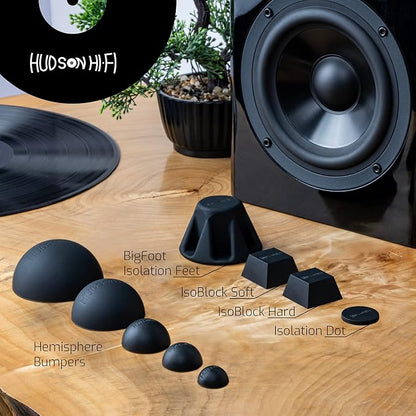 Speaker Isolation Feet – 4-Pack 1.5" Bigfoot Rubber Pads – Non-Adhesive - Image 6