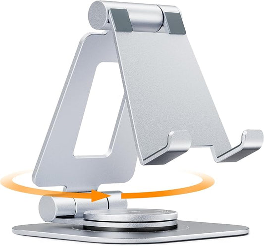 Nulaxy Rotatable Cell Phone Stand, Fully Adjustable Foldable Desktop Phone by Nulaxy