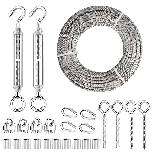 TooTaci 3/16 Wire Rope Kit by TooTaci