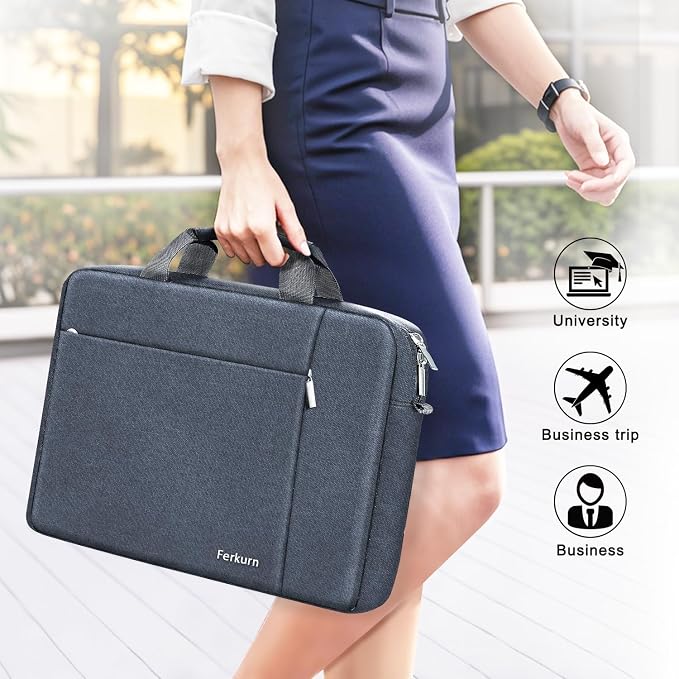 Ferkurn 17 17.3 Inch Laptop Bag Women Men Compatible - Image 4