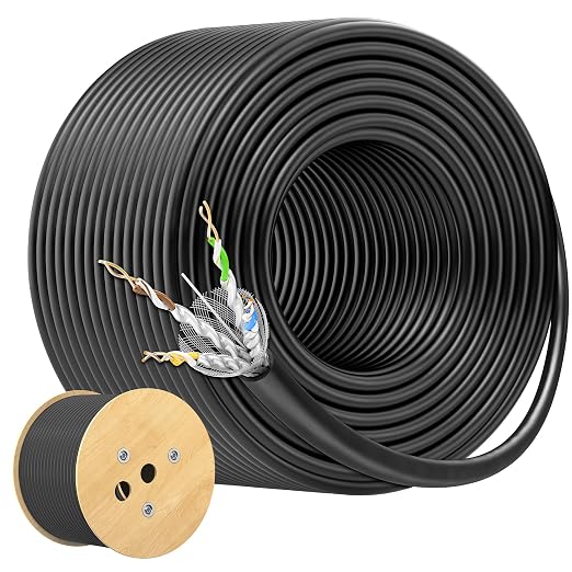 Cable Matters 10Gbps in-Wall Rated 23AWG Bare Copper Shielded Cat 6A Cable - by CableMatters
