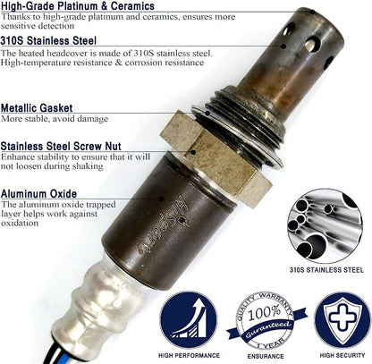HiSport Oxygen Sensor Heated O2 Sensor, 4-Wire Air Fuel Ratio Sensor Compatible - Image 2