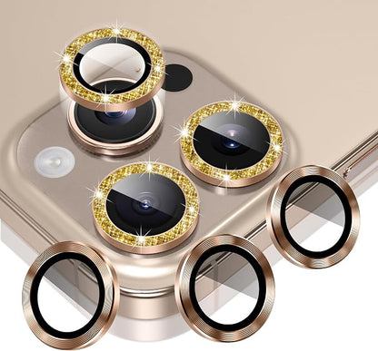 AGVEE 3+3 6 Pack for iPhone 16 Pro 6.3" / 16 Pro Max 6.9" Camera Lens Cover by AGVEE