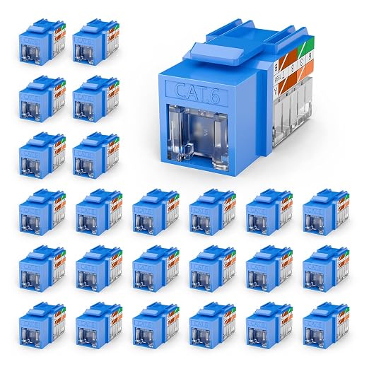 VCELINK RJ45 Cat6 Keystone Jacks by VCELINK