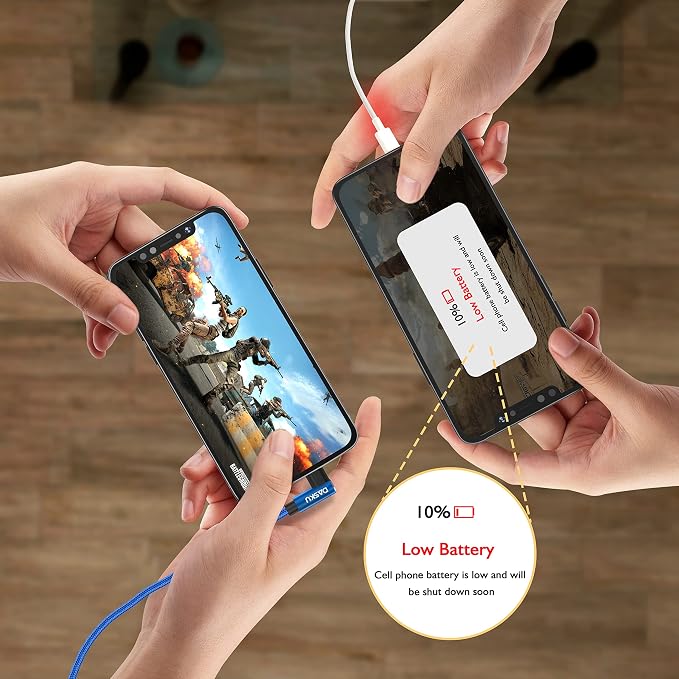 90 Degree iPhone Charger 10FT 2Pack USB Lightning Cable 10 Foot Right Angle - Image 6
