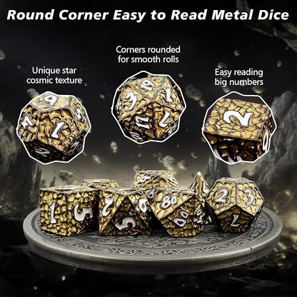 PJOY Metal D&D Dice Set for Dungeons and Dragons Dice - Image 5