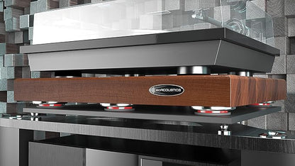 IsoAcoustics Delos Turntable Isolation Butcher Block Series: 2216W1 Walnut - Image 4