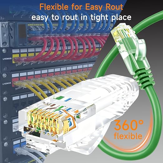 Cat6 Ethernet Patch Cable 1 ft, Cat6 Patch Cable - Image 3