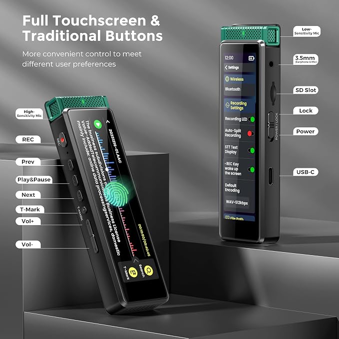 136GB Digital Voice Recorder - Image 6