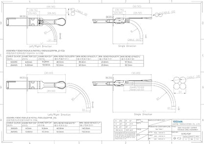10Gtek 200GbE to 2x100GbE Splitter DAC, QSFP56 to 2xQSFP56, - Image 4