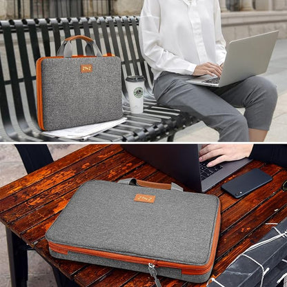 ZINZ Slim Expandable Laptop Case 15.6 Inch Sleeve Upgraded Protective Durable - Image 6