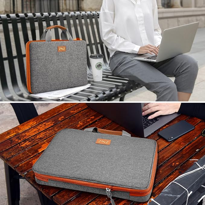 ZINZ Slim Expandable 13 13.3 13.6 14 Laptop Case Sleeve Compatible - Image 6