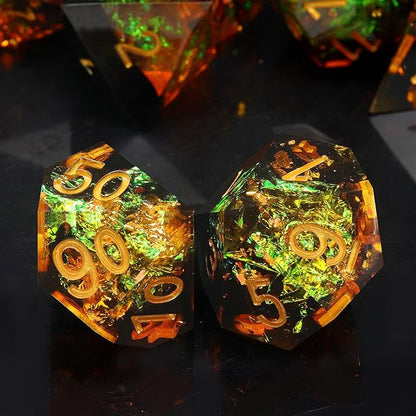 Haxtec Galaxy DND Dice Set Sharp Edge Dice - Image 7