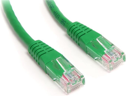 StarTech.com Cat5e Ethernet Cable - 10 ft - Green - Patch Cable - Molded Cat5e by StarTech