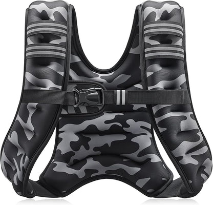 ZELUS Weighted Vest, 6lb/8lb/12lb/16lb/20lb/25lb/30lb Weight Vest by ZELUS