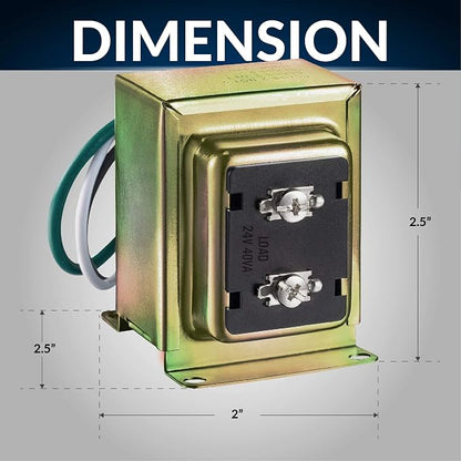 Newhouse Hardware 24V 40VA Door Bell Transformer Compatible - Image 5