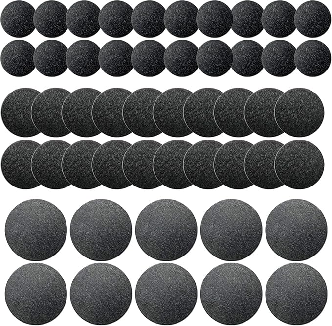 NC EBCO 50Pcs Mix Round Plastic Model Bases 25mm/32mm/40mm by NCHomeProducts