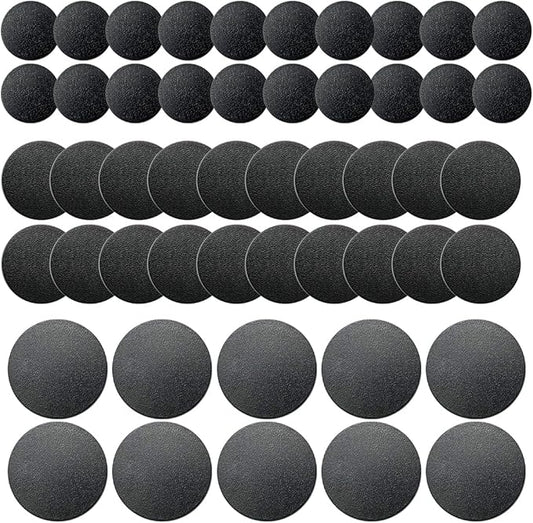 NC EBCO 50Pcs Mix Round Plastic Model Bases 25mm/32mm/40mm by NCHomeProducts