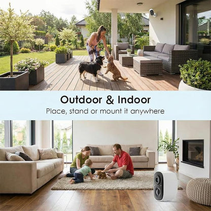 GMK Security Cameras Wireless Outdoor, 2K Battery Powered Cameras - Image 8
