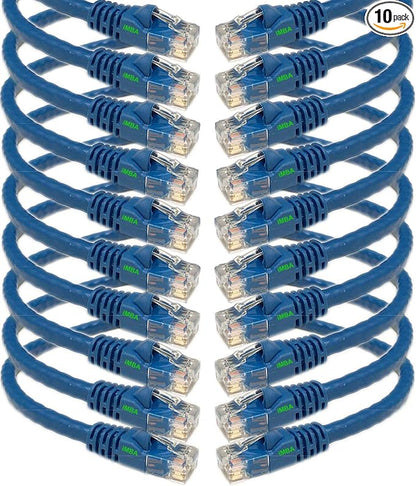 iMBAPrice 7' Cat5e Network Ethernet Patch Cable, 10 Pack by iMBAPrice