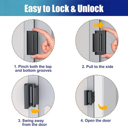 2Pack Door Reinforcement Lock Withstands 800lbs of Force - Image 3