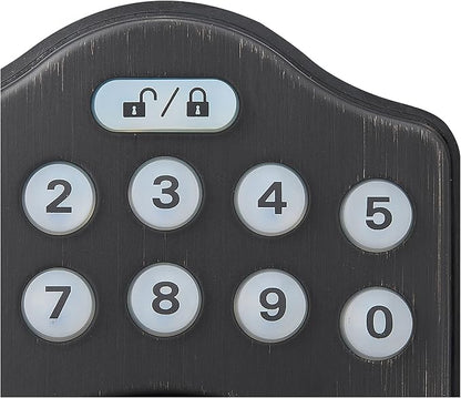 Amazon Basics Traditional Electronic Keypad, Keyless Entry Door Lock Deadbolt - Image 4