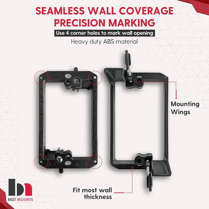 2 Pack Wall Plate Cable Pass Through - Image 3