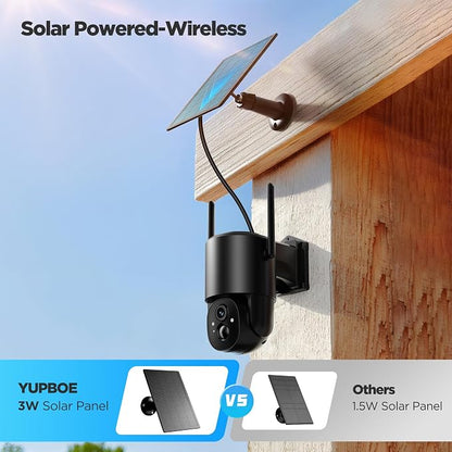YUPBOE Security Cameras Wireless Outdoor Solar: Battery Cameras - Image 2