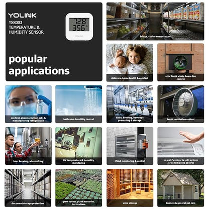 YoLink Smart Wireless Temperature & Humidity Sensor, Wide Temp Range - Image 5