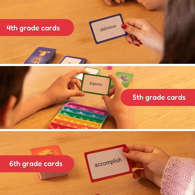 THE FIDGET GAME Vocabulary Words, Flash Card Game, Grade 4-6, Ages 9-12 - Image 5