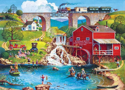 MasterPieces - 500 Piece Jigsaw Puzzle, Large EZ Grip Shapes, Labor Day - Image 7